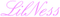 LilNess signature