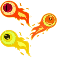 Flaming eyeballs