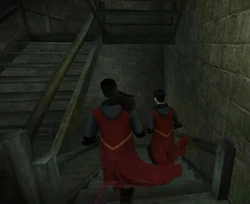 Wooden staircase