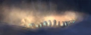 Gorged Gyreworm partially submerged