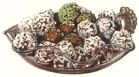 Almond fondant balls