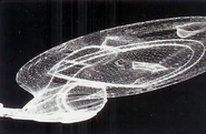 Wire model for Star Trek-Voyager
