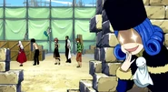 Juvia's spying Gray