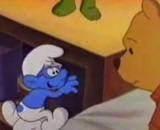 Brilsmurf en Poeh