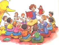 Mrs libby and her puppet