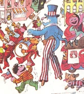 Red uncle sam
