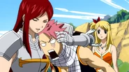 Erza's hug