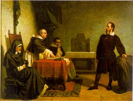 Galileo facing the Roman Inquisition