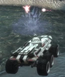Mako - Virmire Cannon blasts trooper