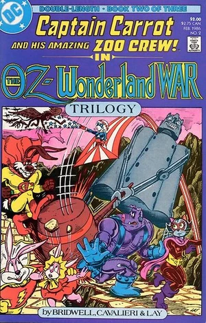 Cover for Captain Carrot and His Amazing Zoo Crew: The Oz-Wonderland War #2