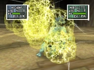 Machamp usando Puño trueno