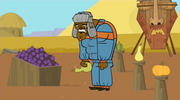 Africa chef sweating