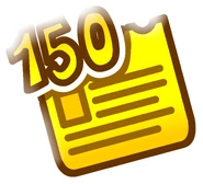 150th Newspaper Pin