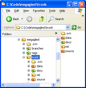 Folder structure