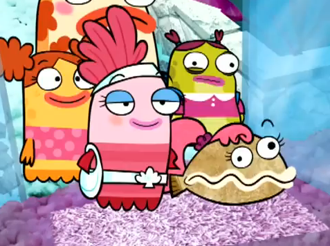 pictures of fish hooks characters. Fish Sleepover Party