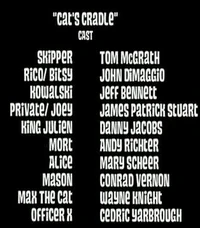 Cat's Cradle Cast