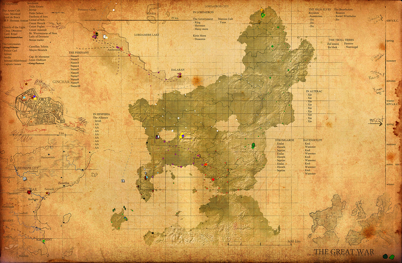 Maps Great War of Lordaeron Wiki