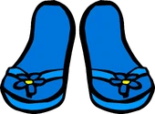 BlueFlowerFlipflops