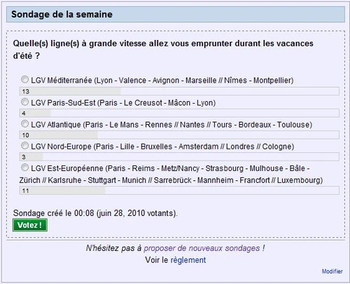 Sondage 2-1-2010