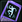 Purple emote card