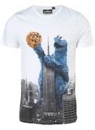 Cookie monster - empire state building tshirt