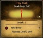 Clay doll