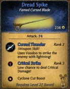 Dread spike
