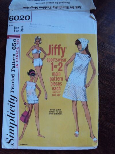 Retro  Piece Bathing Suits on Piece Jiffy Dress Or Top  2 Piece Bathing Suit And Scarf