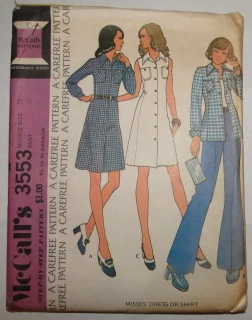 Vintage 1973 McCall's Apron And Tunic Pattern on Picsity
