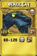 Black Cat Treasure Card