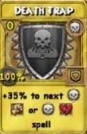Death Trap Treasure Card