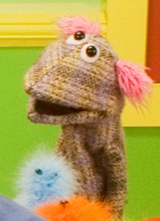 the upside down show puppet