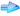 Blue Glass Arrow.svg