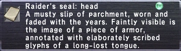 Raider's seal head