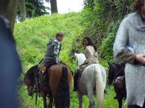 FileBradley James and Angel Coulby in The Moment of Truthjpg