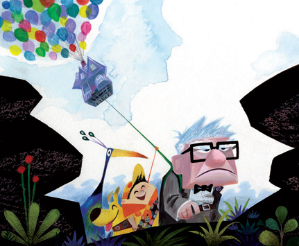 pixar characters up. Featured on:Up