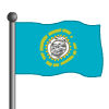 South Dakota Flag-icon