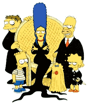 Adams Family Simpsons