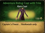 Adventure Riding Coat with Trim