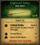 Engraved Sabre 2010-11-25