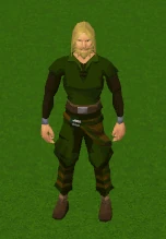 A player performing the Zombie Walk emote.