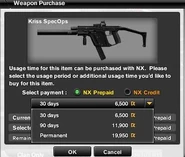 Kriss SpecOps Permanent Sale