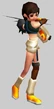 Yuffie battle render