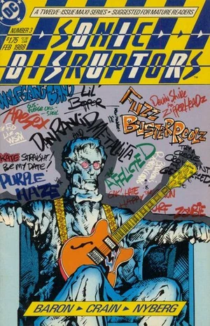Cover for Sonic Disruptors #3