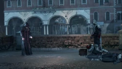 Ezio and Borgias Confrontation in Venice