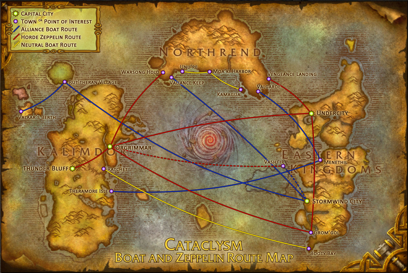 Old Kalimdor Map