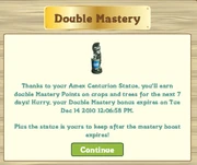 Amex centurion Statue notice