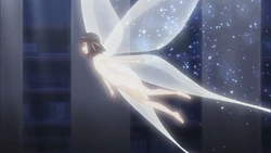 Shiori's with butterfly feathers