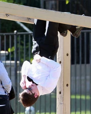Chris Colfer Stars Filming Glee Church Northridge MNHjR7NKfk7l