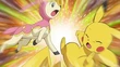 EP672 Deerling vs Pikachu